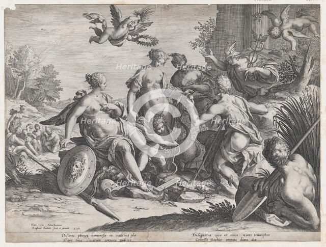 The Judgement of Paris, 1589. Creator: Raphael Sadeler.