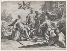 The Judgement of Paris, 1589. Creator: Raphael Sadeler