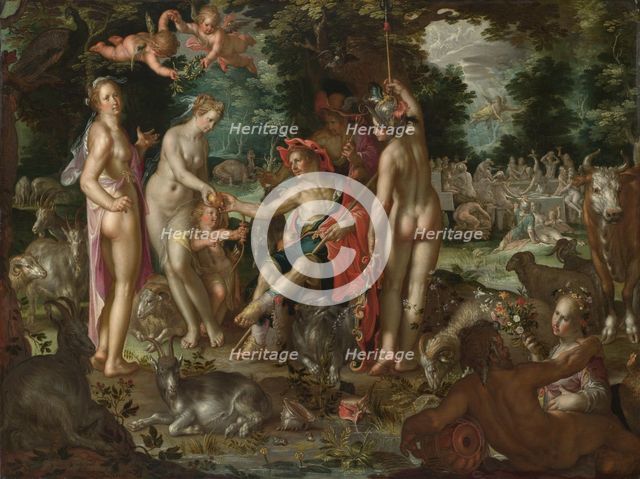 The Judgement of Paris, 1615. Artist: Wtewael, Joachim (1566-1638)