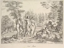 The Judgement of Paris(?), 1740-1802. Creator: Giuseppe Canale
