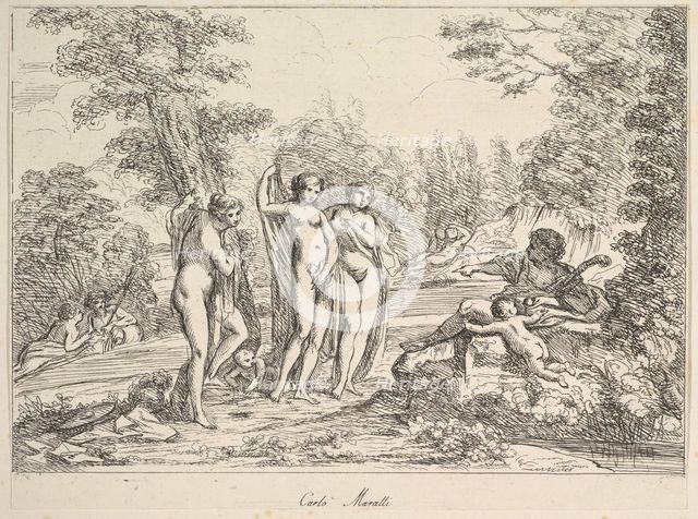 The Judgement of Paris(?), 1740-1802. Creator: Giuseppe Canale.
