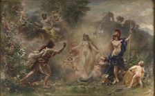 The Judgement of Paris , 1889. Creator: Makovsky, Konstantin Yegorovich (1839-1915)