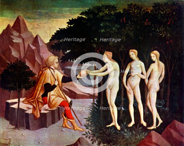'The Judgement of Paris', c1450. Artist: Unknown