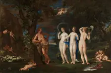 The judgement of Paris, c1650. Creator: Francesco Albani