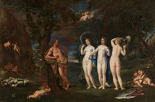 The judgement of Paris, c1650. Creator: Francesco Albani