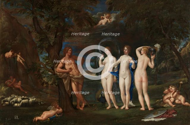 The judgement of Paris, c1650. Creator: Francesco Albani.