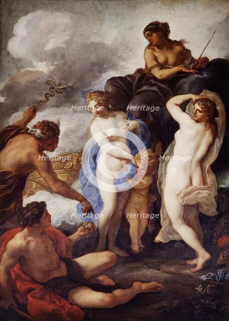 'The Judgement of Paris', painting by Daniel Seiter, Chiswick House, London. Artist: Unknown.