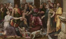 The Judgement of Solomon, 1547. Creator: Frans Floris