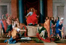 The Judgement of Solomon 1649. Artist: Nicolas Poussin