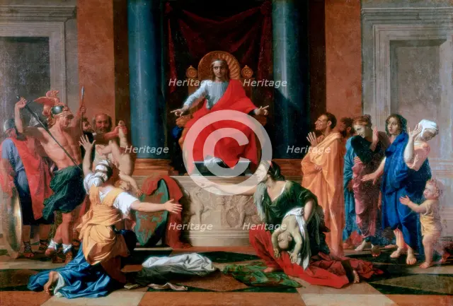 'The Judgement of Solomon', 1649. Artist: Nicolas Poussin