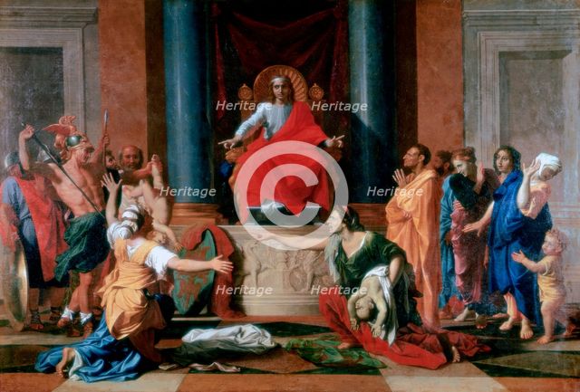 'The Judgement of Solomon', 1649. Artist: Nicolas Poussin