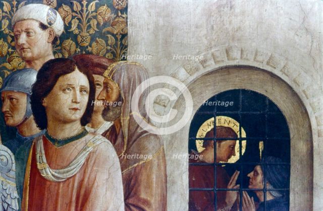 The Judgement of St Laurence' (detail), mid 15th century. Artist: Fra Angelico