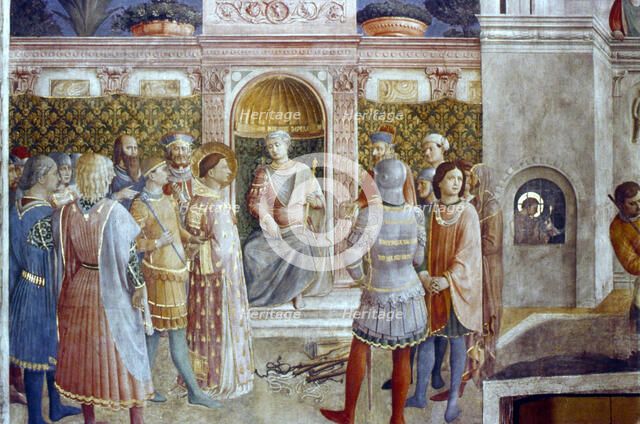 'The Judgement of St Laurence', mid 15th century. Artist: Fra Angelico