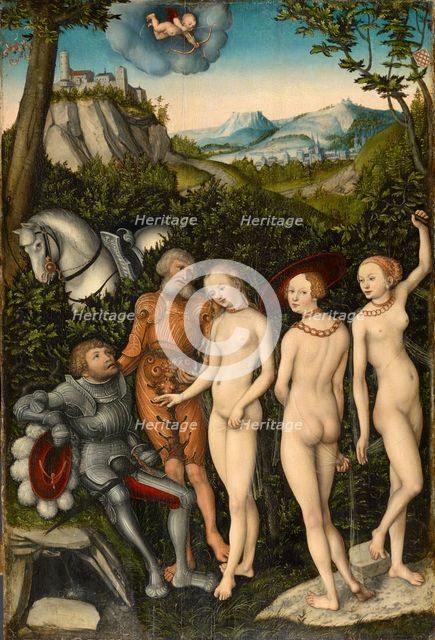 The judgements of Paris, 1528. Creator: Lucas Cranach the Elder.