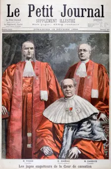 The judges of the Supreme court of appeal, France, 1899. Artist: Oswaldo Tofani