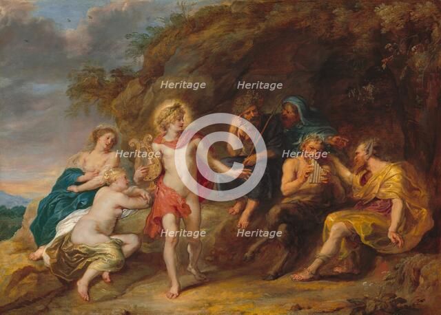 The Judgment of Midas, c. 1640. Creator: Jan van den Hoecke.