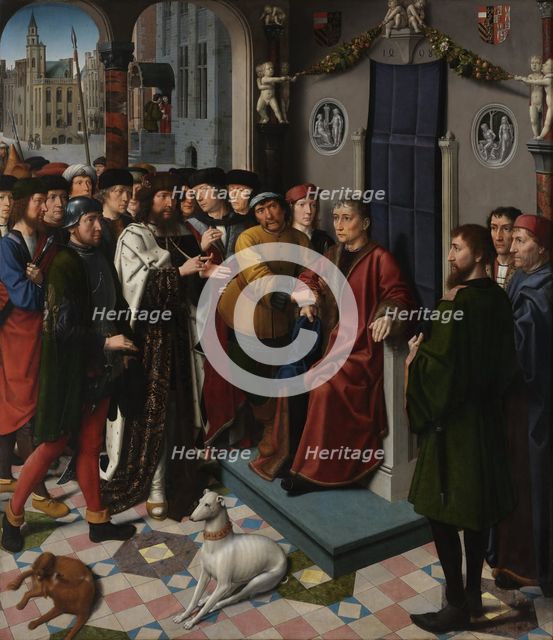 The Judgment of Cambyses (left panel), 1498. Artist: David, Gerard (ca. 1460-1523)