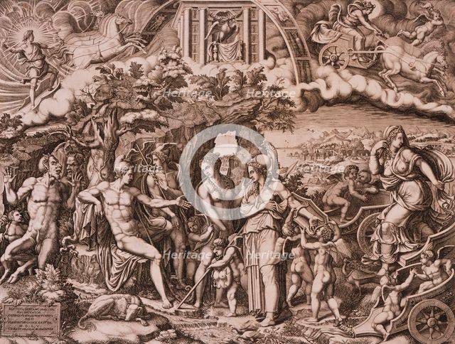 The Judgment of Paris, 1555. Creator: Giorgio Ghisi.