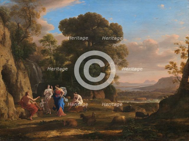 The Judgment of Paris, 1645/1646. Creator: Claude Lorrain.