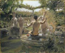 The Judgment of Paris, 1891. Creator: Albert von Keller