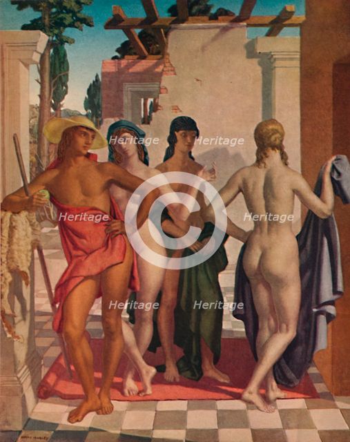 'The Judgment of Paris', 1929, (1931). Artist: Harry Morley.