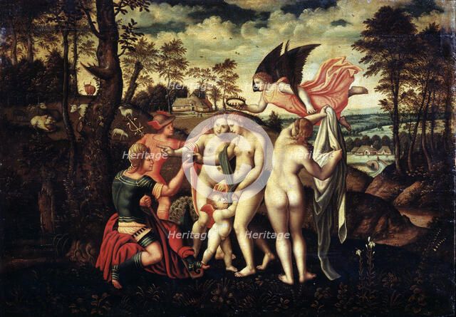 The Judgment of Paris', middle of 16th century. Creator: German master.