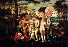 The Judgment of Paris middle of 16th century. Creator: German master