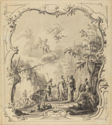 The Judgment of Paris, c. 1745. Creator: Unknown