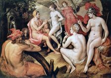 The Judgment of Paris c1550. Artist: Frans Floris