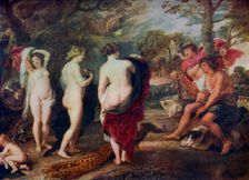 The Judgment of Paris c1635-1638, (1912).Artist: Peter Paul Rubens