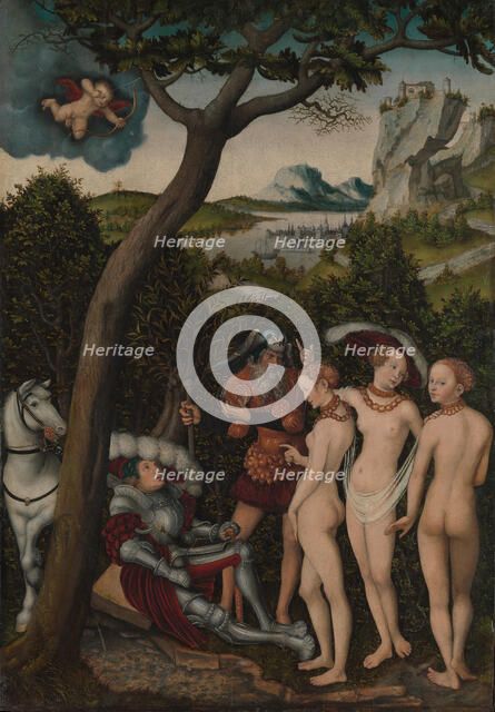 The Judgment of Paris, ca. 1528. Creator: Lucas Cranach the Elder.