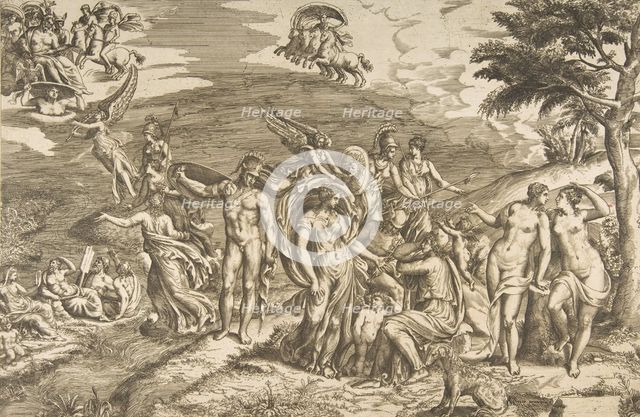 The Judgment of Paris, ca. 1550-60. Creator: Giulio Bonasone.