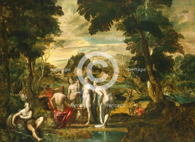 The Judgment of Paris, late 16th century. Creator: Jan Soens.
