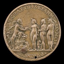 The Judgment of Paris [reverse], c. 1500. Creator: Unknown