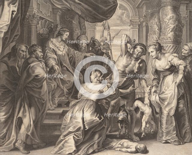 The Judgment of Solomon, 1595-1633. Creator: Boetius Adams Bolswert.