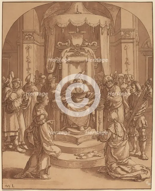 The Judgment of Solomon, 1782. Creator: Cornelis Brouwer.
