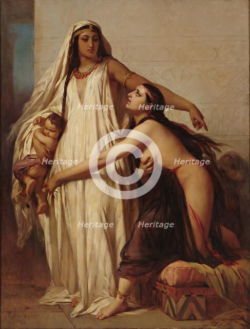 The Judgment of Solomon, 1852. Creator: Wappers, Gustave (1803-1874).