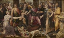 The Judgment of Solomon, ca 1547. Creator: Floris, Frans, the Elder (1519-1570)