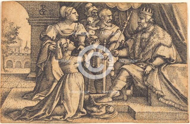 The Judgment of Solomon. Creator: Georg Pencz.