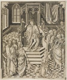 The Judgment of Solomon, c.1475-1500. Creator: Unknown