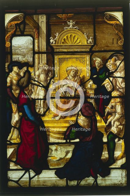 The Judgment of Solomon, c. 1530. Creator: Dirk Vellert (Netherlandish, 1480/85-1547).