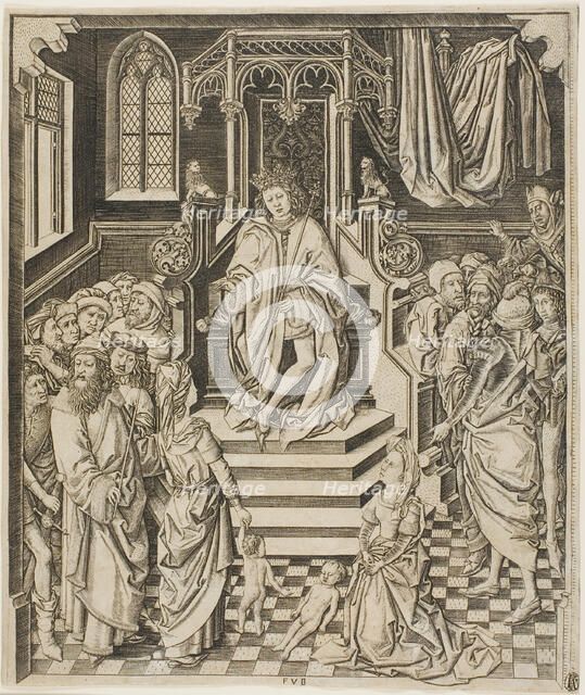 The Judgment of Solomon, c.1475-1500. Creator: Unknown.