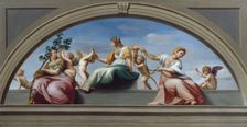 The Judicial Virtues; Three Cardinal Virtues, late 18th century. Creator: Giuseppe Cades