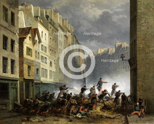 The July Revolution of 1830 Creator: Nicholas Edward Gabe.