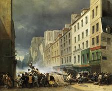 The July Revolution of 1830 Creator: Nicholas Edward Gabe
