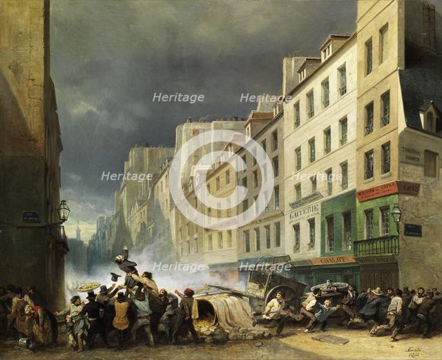 The July Revolution of 1830 Creator: Nicholas Edward Gabe.