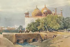 The Jumma Musjid, Agra c1880 (1905). Creator: Alexander Henry Hallam Murray