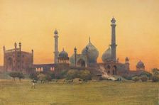 The Jumma Musjid, Delhi - At Sunset c1880 (1905). Creator: Alexander Henry Hallam Murray