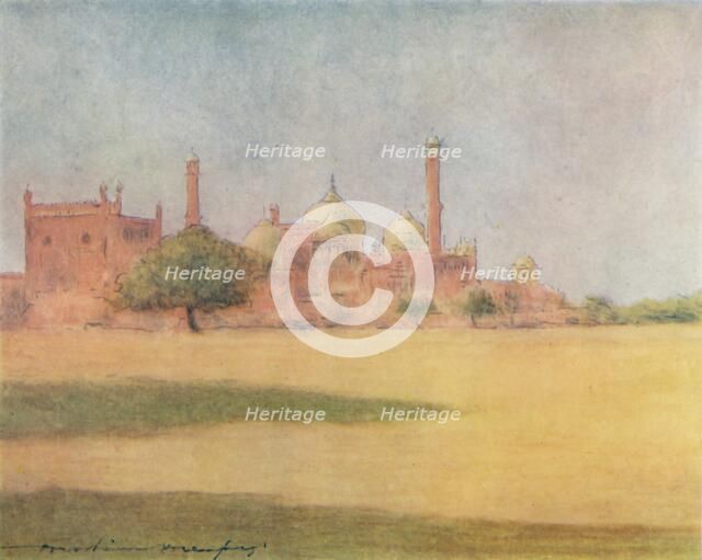 'The Jumna Masjid', 1905. Artist: Mortimer Luddington Menpes.