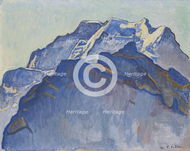 The Jungfrau, as Seen from Muerren.
